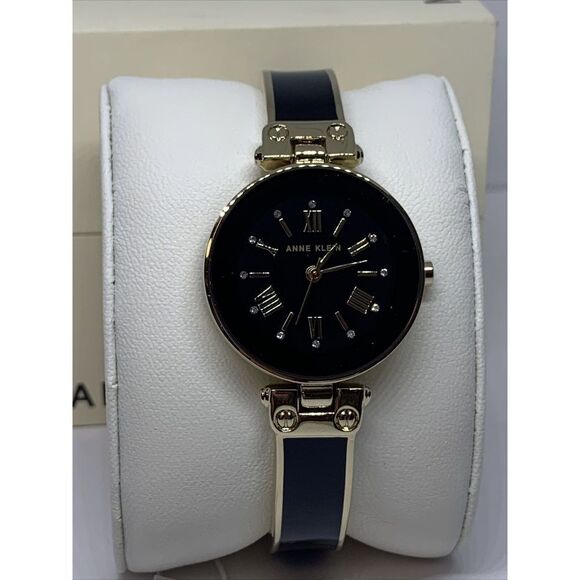 Anne Klein AK/3374 Women's Gold Metal Analog Dial Quartz Wrist Watch WAT171 - Picture 3 of 12